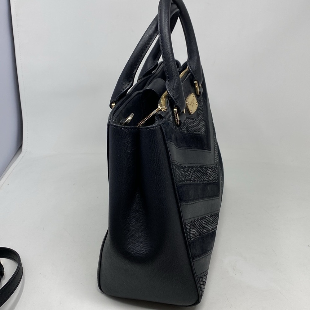 Michael Kors Black Crossbody Satchel - Picture 8 of 16